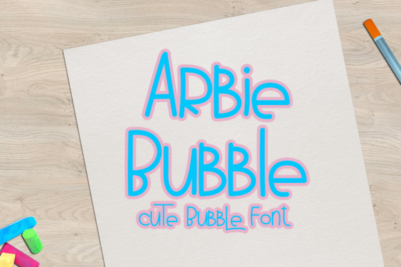 Arbie Bubble: A Playful Display Font