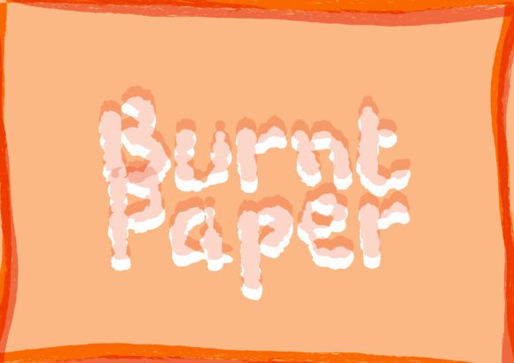 Burnt Paper Font: Quirky & Unique