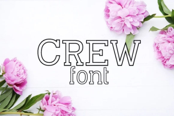 Crew: A Versatile Display Font