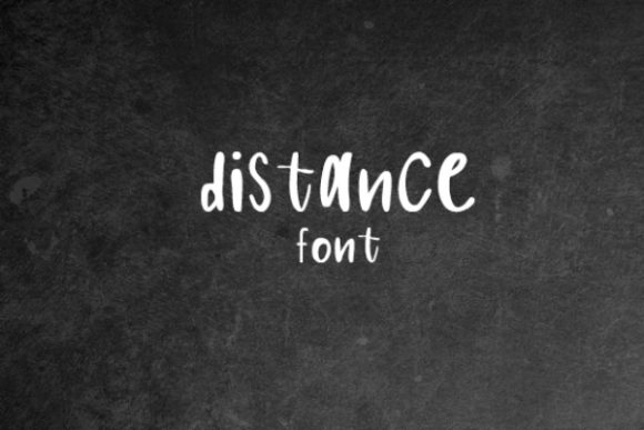 Distance: A Stylish Display Font