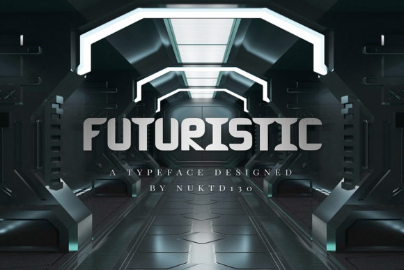 Futuristic: A Bold Display Font for Modern Design