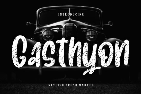 Gasthyon: A Fun Display Font for Marketers