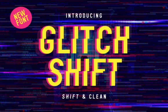 Glitch Shift: A Bold Display Font