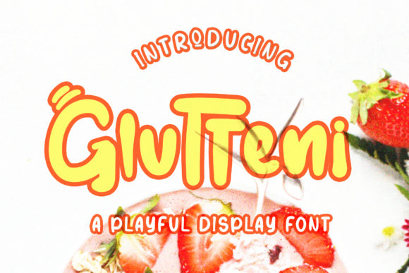 Glutteni: A Playful Display Font for Web Design