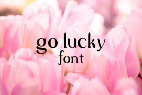 Go Lucky Font for Bold Editorial Design