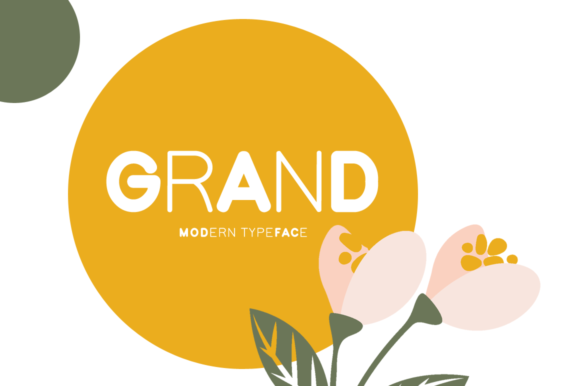 Grand: A Display Font for Creative Campaigns