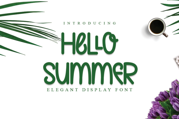 Hello Summer Font for Business