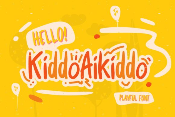 Kiddo Aikiddo: A Bold Display Font