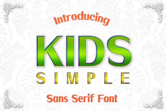 Kids Simple: A Casual Display Font