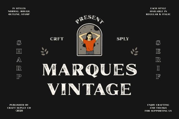 Marques Vintage: A Stylish Display Font