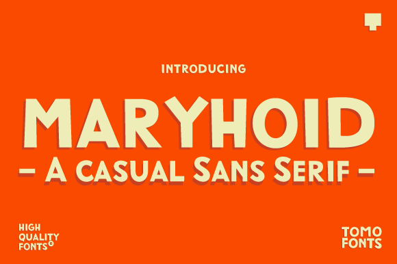 Maryhoid: A Display Font Built for Editorial Impact and Readable Layouts