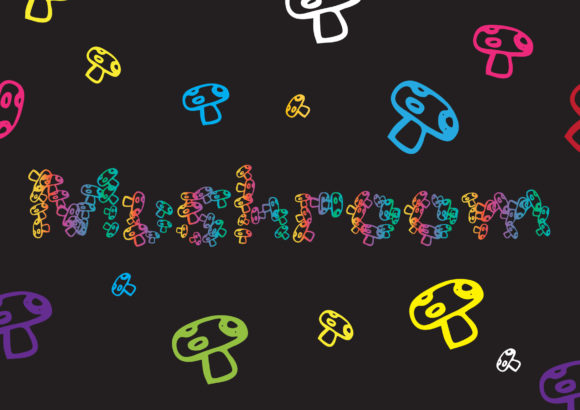 Mushroom Font: A Playful Display Typeface for Editorial Projects