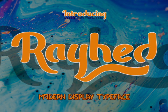 Rayhed: A Bold Display Font for Creative Projects