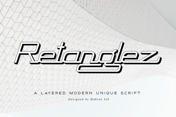 Retanglez: A Bold Font for Business Branding