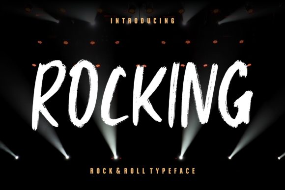 Rocking: A Bold Display Font for Impactful Design