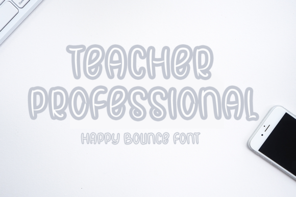 Teacher Professional: A Fun, Modern Display Font