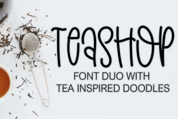 Teashop: A Joyful Display Font