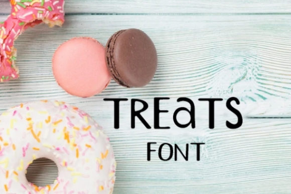 Treats: A Bold Display Font for Creative Projects