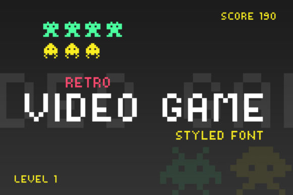 Video Game Font: Bold & Playful Display Type