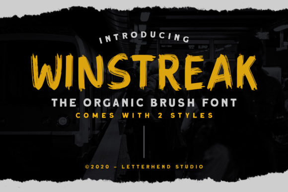 Winstreak: A Bold Display Font for Impact